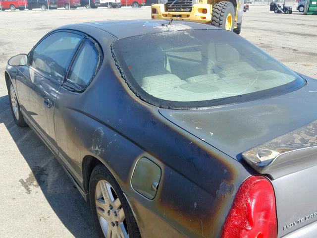 2G1WN161069315728 - 2006 CHEVROLET MONTE CARL GRAY photo 9