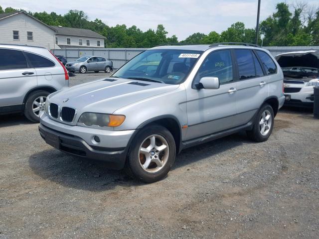 5UXFA53593LV85075 - 2003 BMW X5 3.0I SILVER photo 2