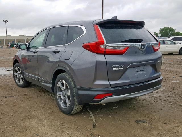 7FARW2H86JE022197 - 2018 HONDA CR-V EXL GRAY photo 3