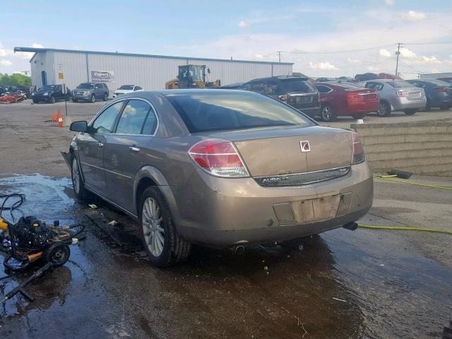 1G8ZV57757F177945 - 2007 SATURN AURA XR TAN photo 3