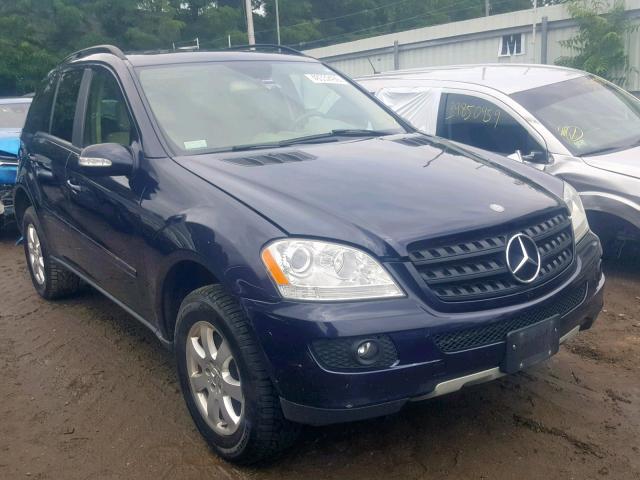 4JGBB86EX6A084105 - 2006 MERCEDES-BENZ ML 350 BLUE photo 1