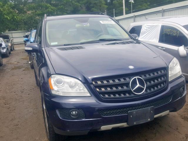 4JGBB86EX6A084105 - 2006 MERCEDES-BENZ ML 350 BLUE photo 9