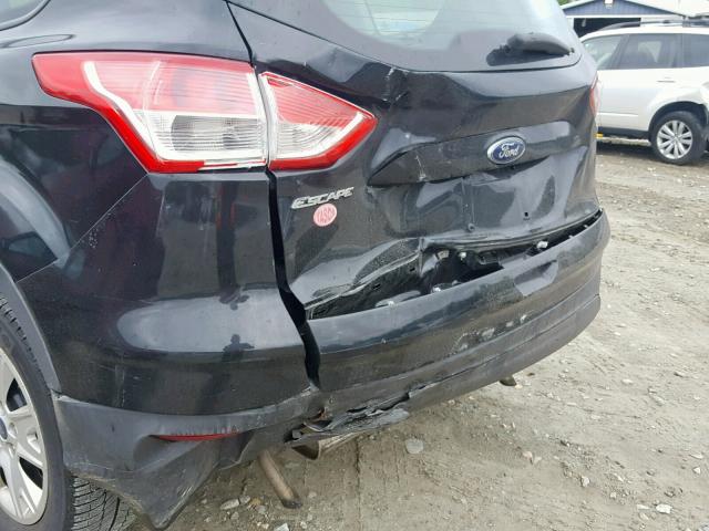 1FMCU0F73DUC75278 - 2013 FORD ESCAPE S BLACK photo 9