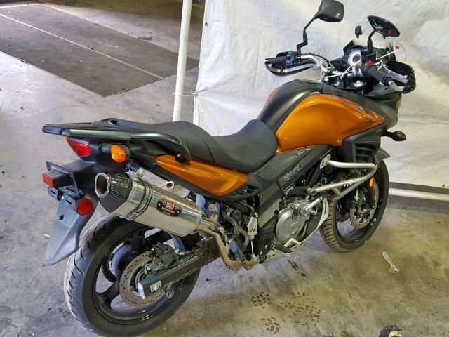 JS1VP56A8C2103961 - 2012 SUZUKI DL650 A ORANGE photo 4