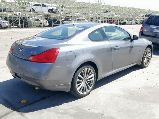 JN1CV6EL8DM982625 - 2013 INFINITI G37 CHARCOAL photo 4