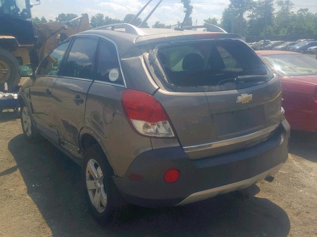 3GNAL2EK7CS622021 - 2012 CHEVROLET CAPTIVA SP BROWN photo 3