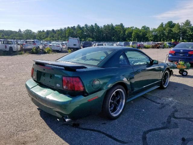 1FAFP42X81F213838 - 2001 FORD MUSTANG GT GREEN photo 4