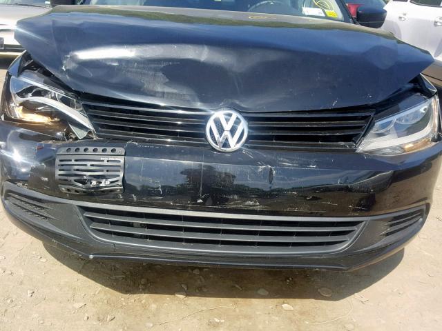 3VW1K7AJ8EM273946 - 2014 VOLKSWAGEN JETTA BASE BLACK photo 7