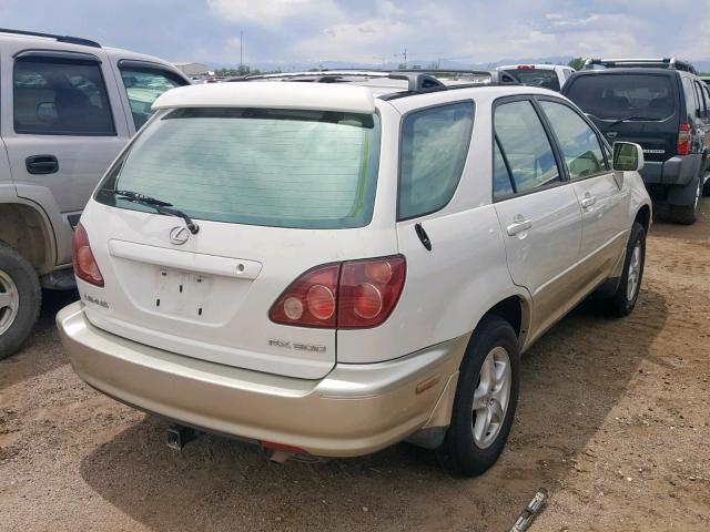 JT6HF10U4Y0107551 - 2000 LEXUS RX 300 WHITE photo 4