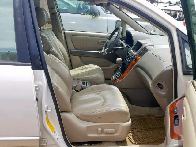 JT6HF10U4Y0107551 - 2000 LEXUS RX 300 WHITE photo 5