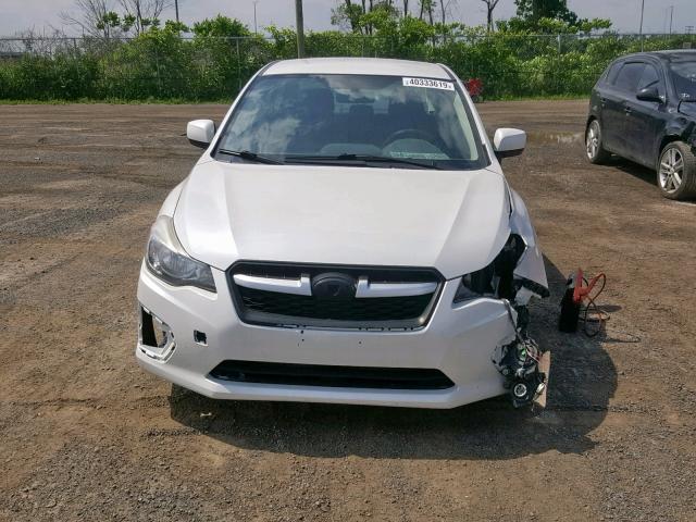 JF1GJAA60CH029630 - 2012 SUBARU IMPREZA WHITE photo 9