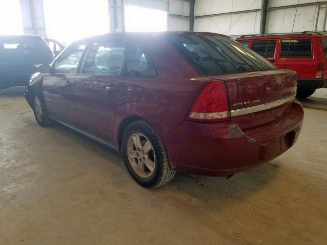 1G1ZT628X4F235781 - 2004 CHEVROLET MALIBU MAX წითელი ფოტო 3