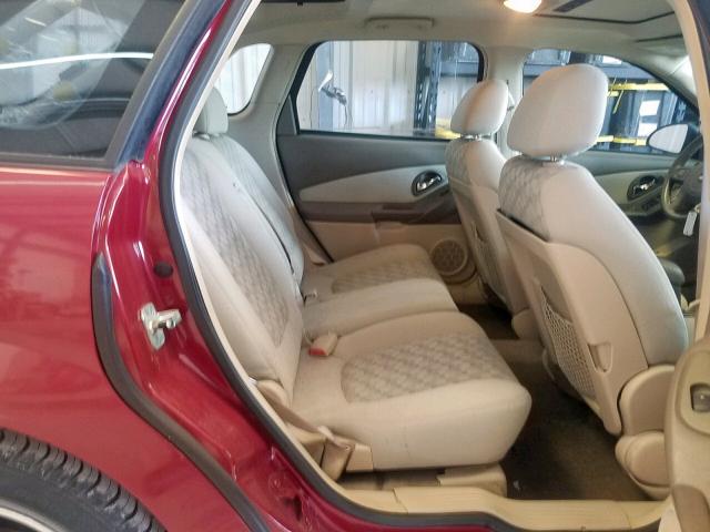 1G1ZT628X4F235781 - 2004 CHEVROLET MALIBU MAX წითელი ფოტო 6