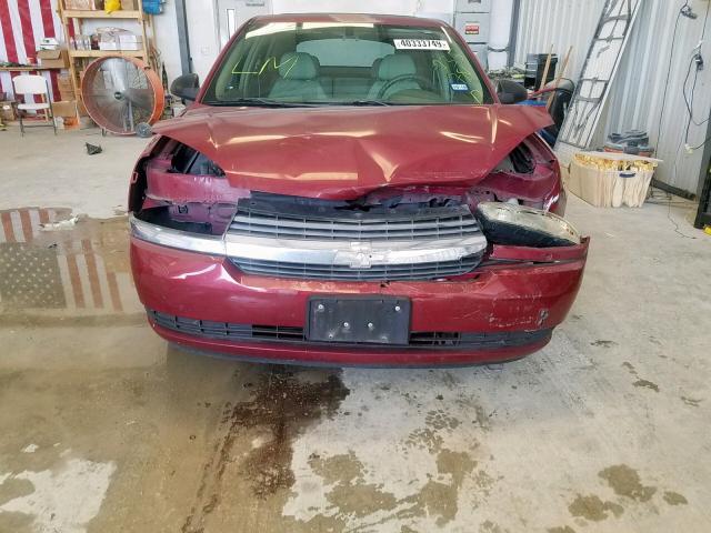 1G1ZT628X4F235781 - 2004 CHEVROLET MALIBU MAX წითელი ფოტო 9