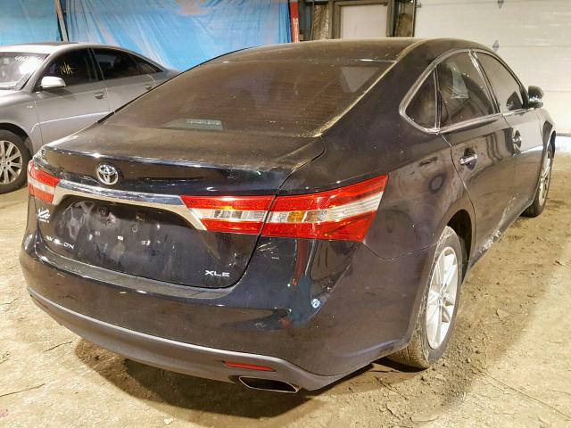 4T1BK1EB4DU076883 - 2013 TOYOTA AVALON BAS BLACK photo 4