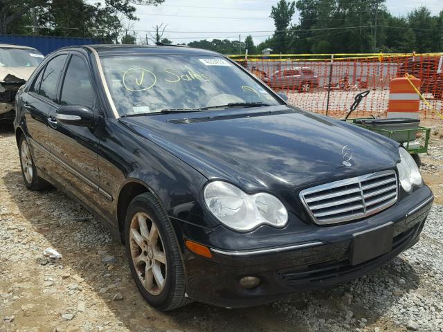 WDBRF54H57A926805 - 2007 MERCEDES-BENZ C 280 BLACK photo 1