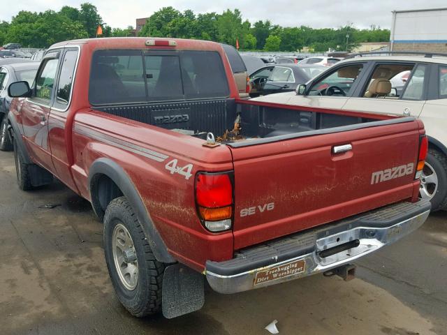 4F4ZR17X6WTM09463 - 1998 MAZDA B4000 CAB RED photo 3