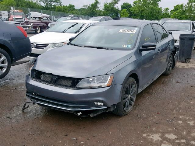 3VWD17AJ9JM246135 - 2018 VOLKSWAGEN JETTA SPOR GRAY photo 2