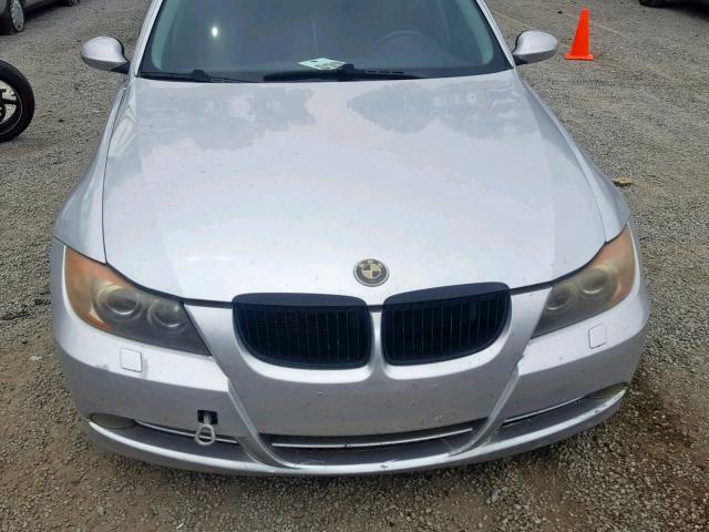 WBAVD53518A009825 - 2008 BMW 335 XI SILVER photo 7