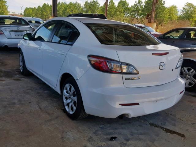 JM1BL1TF7D1705044 - 2013 MAZDA 3 I WHITE photo 3