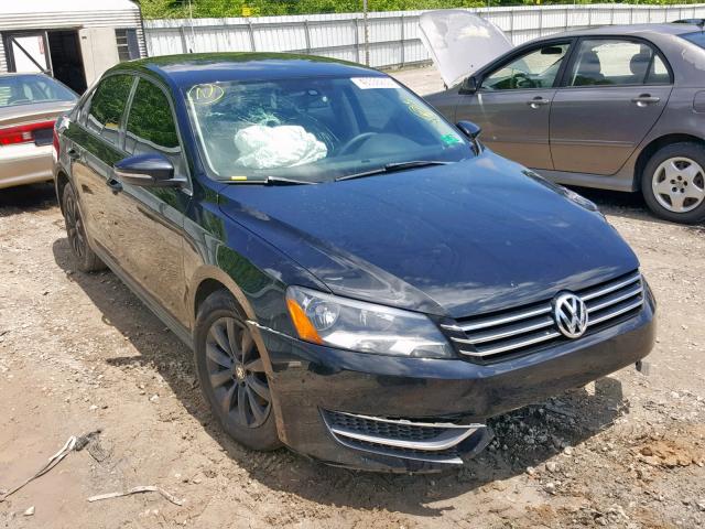 1VWAP7A32CC071282 - 2012 VOLKSWAGEN PASSAT S BLACK photo 1