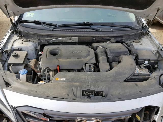 5NPE34AF9FH057459 - 2015 HYUNDAI SONATA SPO SILVER photo 7