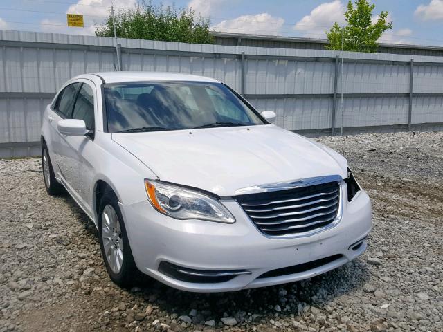 1C3CCBAB4CN218275 - 2012 CHRYSLER 200 LX WHITE photo 1