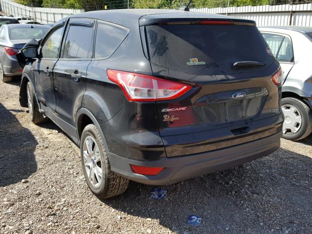 1FMCU0F70DUB31140 - 2013 FORD ESCAPE S BLACK photo 3