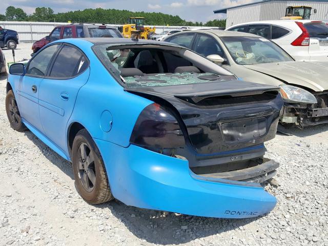 2G2WP582171119333 - 2007 PONTIAC GRAND PRIX BLUE photo 3