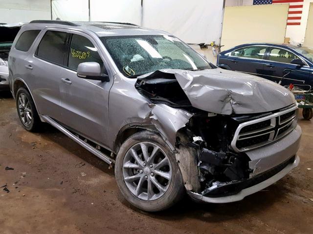 1C4RDJDG4HC726138 - 2017 DODGE DURANGO GT SILVER photo 1