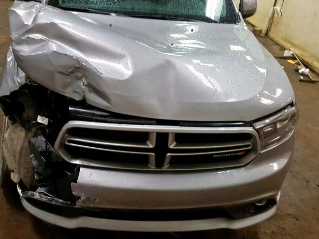 1C4RDJDG4HC726138 - 2017 DODGE DURANGO GT SILVER photo 7