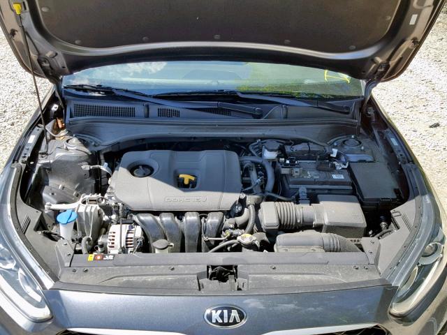 3KPF24AD8KE061426 - 2019 KIA FORTE FE CHARCOAL photo 7