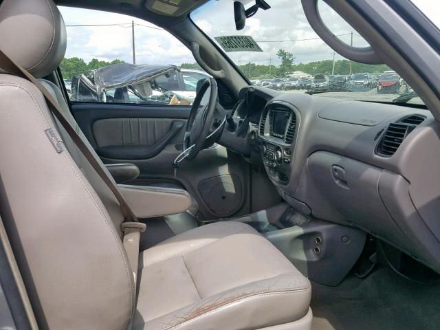 5TDBT48A66S271932 - 2006 TOYOTA SEQUOIA LI SILVER photo 5