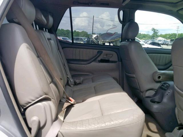 5TDBT48A66S271932 - 2006 TOYOTA SEQUOIA LI SILVER photo 6