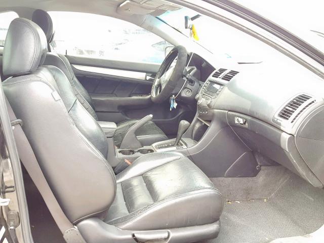 1HGCM72624A022398 - 2004 HONDA ACCORD EX BLACK photo 5