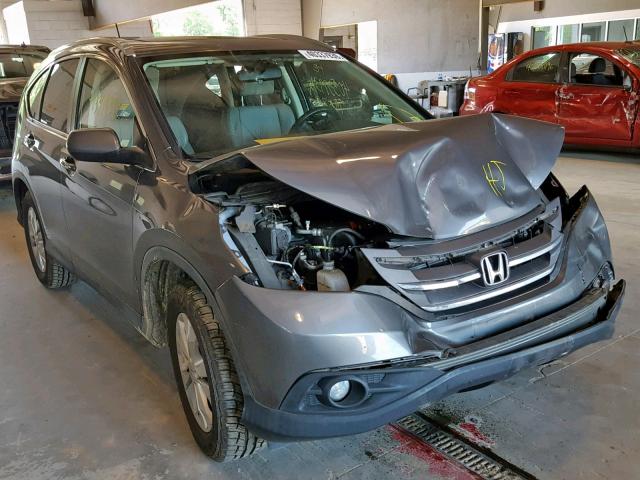 2HKRM3H77EH504571 - 2014 HONDA CR-V EXL SILVER photo 1