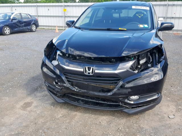 3CZRU6H5XGM766270 - 2016 HONDA HR-V EX BLACK photo 9