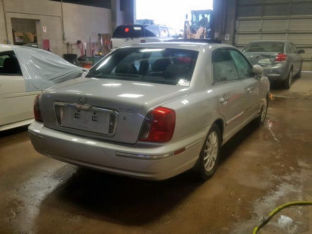 KMHFU45E65A407392 - 2005 HYUNDAI XG 350 SILVER photo 4