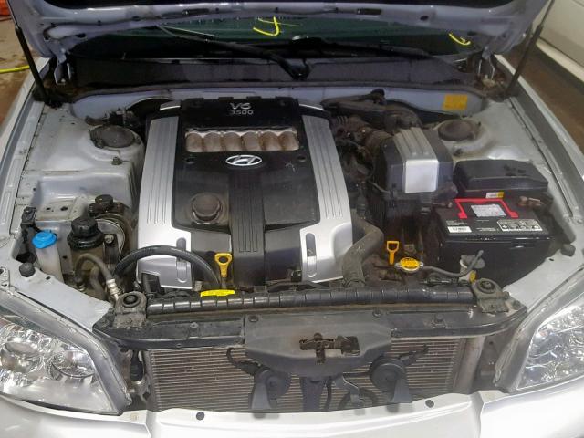 KMHFU45E65A407392 - 2005 HYUNDAI XG 350 SILVER photo 7