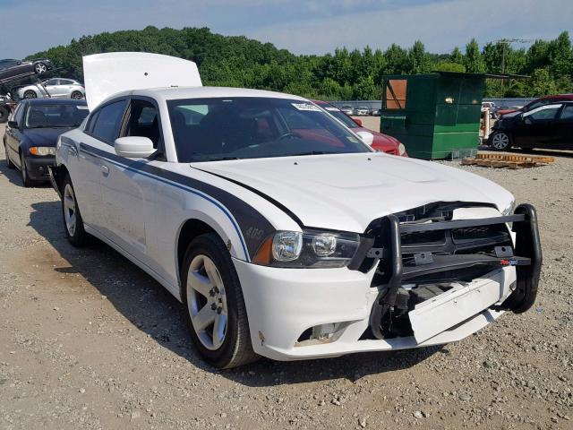 2C3CDXAG9EH184612 - 2014 DODGE CHARGER PO WHITE photo 1