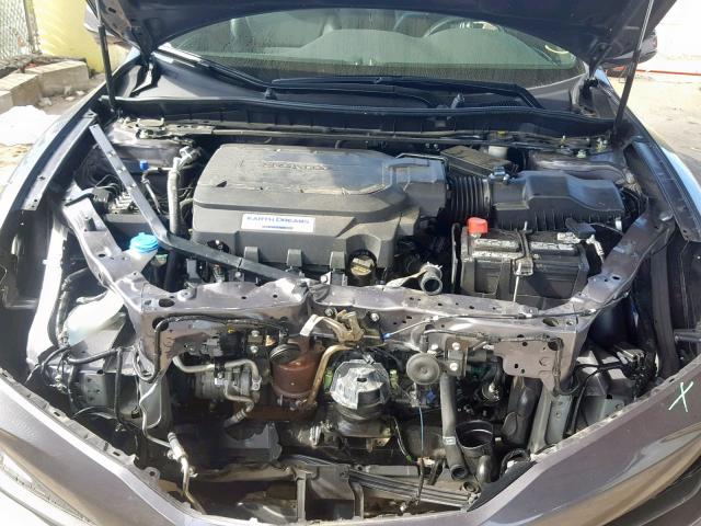 1HGCT2B89HA007202 - 2017 HONDA ACCORD EXL SILVER photo 7