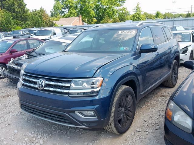 1V2NR2CA8KC527795 - 2019 VOLKSWAGEN ATLAS SEL Mavi foto 2