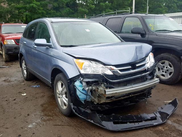 5J6RE4H74BL116914 - 2011 HONDA CR-V EXL BLUE photo 1