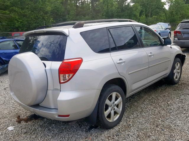 JTMBK31V585070994 - 2008 TOYOTA RAV4 LIMIT SILVER photo 4