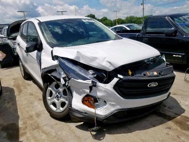 1FMCU0F77KUA29802 - 2019 FORD ESCAPE S WHITE photo 1