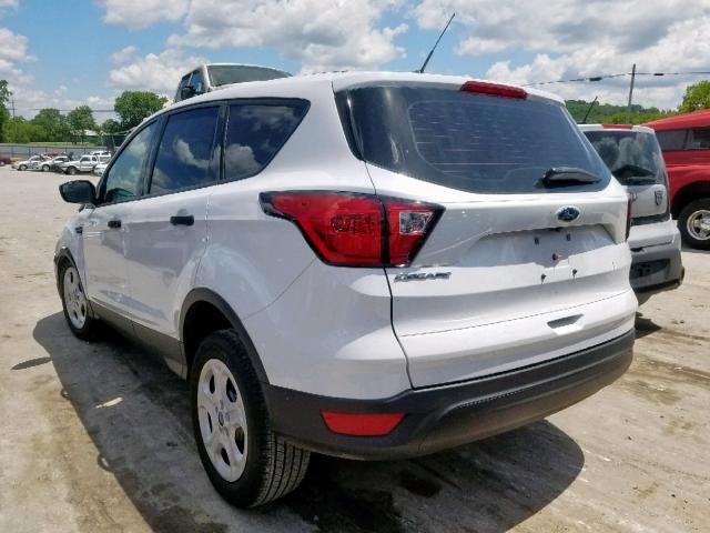 1FMCU0F77KUA29802 - 2019 FORD ESCAPE S WHITE photo 3