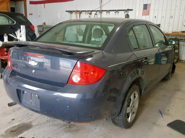 1G1AL58F987322312 - 2008 CHEVROLET COBALT LT BLUE photo 4