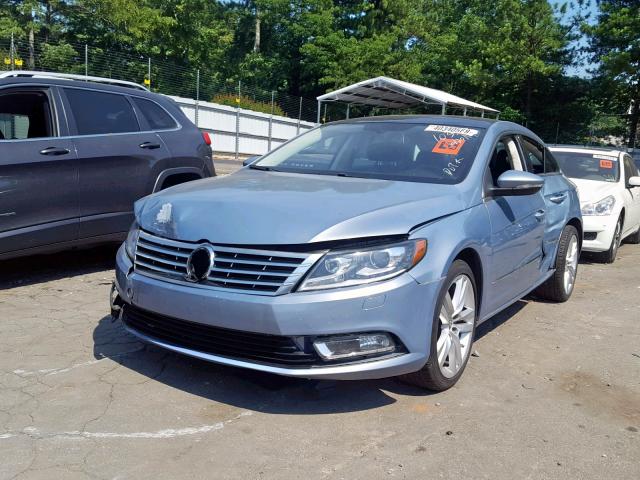 WVWRP7AN4DE510303 - 2013 VOLKSWAGEN CC LUXURY BLUE photo 2