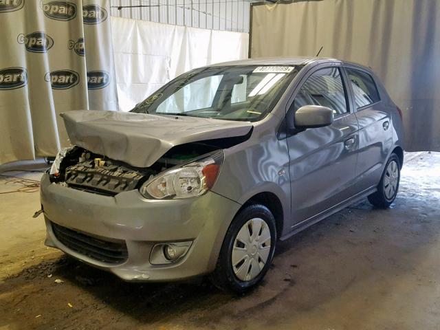 ML32A3HJ5FH039443 - 2015 MITSUBISHI MIRAGE DE GRAY photo 2