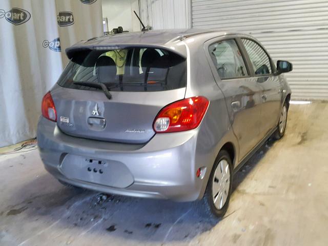 ML32A3HJ5FH039443 - 2015 MITSUBISHI MIRAGE DE GRAY photo 4